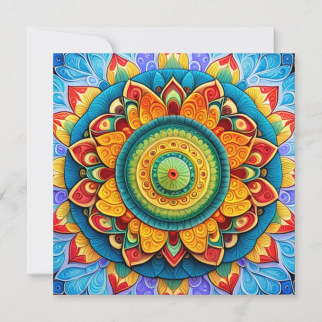 Cartão De Festividades Coleção Hindu Holiday (Frente)