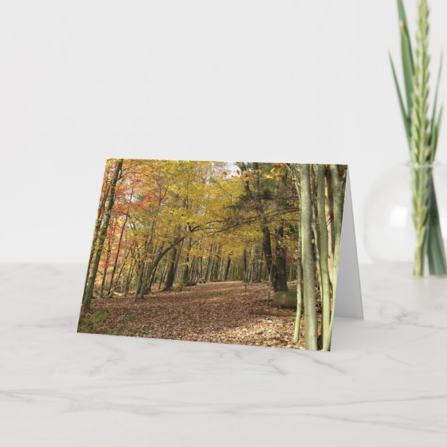 Cartão De Festividades Colheita de Ação de Graças (Frente)