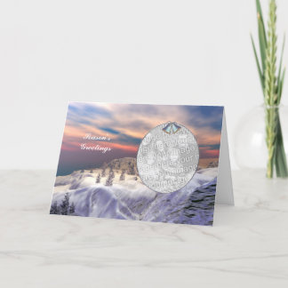 Cartão De Festividades Colinas refrigeradas (quadro fotográfico)
