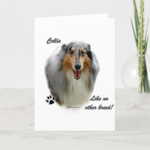 Cartão De Festividades Collie Como Nenhuma Outra Raça