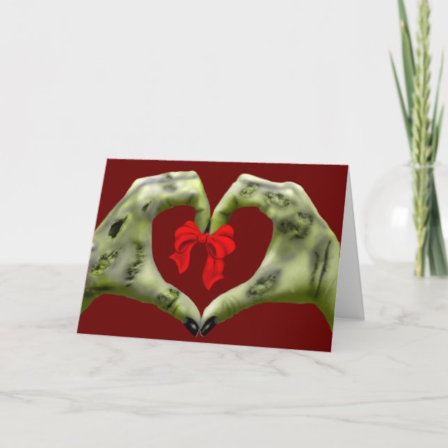 Cartão De Festividades Com amor (Frente)