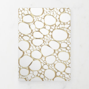 Cartão De Festividades Com Dobra Tripla Abstrato digital 4