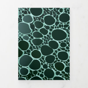 Cartão De Festividades Com Dobra Tripla Abstrato digital work 9