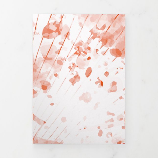 Cartão De Festividades Com Dobra Tripla Atmosfera Musical 3 (Cobrir)