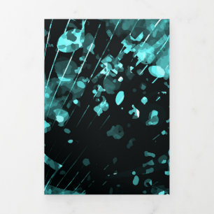 Cartão De Festividades Com Dobra Tripla Atmosfera Musical 6