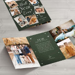 Cartão De Festividades Com Dobra Tripla Best Year Ever! Family Photo Scrapbook Collage<br><div class="desc">With a year so memorable you have to share it. Send a year-in-review to your family and friends with our modern photo scrapbook tri-fold holiday card. Modern and minimal scrapbook photo design makes for a memorable Christmas card to share your favorite moments, adventures, and highlights. Personalize with 13 of your...</div>