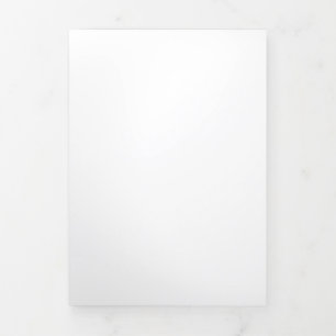 Cartão De Festividades Com Dobra Tripla Branco #FFFFF, Aqua Haze