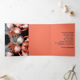 Cartão De Festividades Com Dobra Tripla "Coração branco a preto do sol" e dúvida