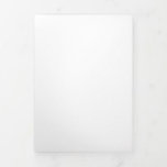 Cartão De Festividades Com Dobra Tripla Create Your Own<br><div class="desc">Create your own white personalizable, minimalist style which can be easily updated with your Photo and text. If you need any help personalizing this product, please contact me using the message button below and I will be happy to help.</div>