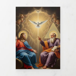 Cartão De Festividades Com Dobra Tripla Divine Providence