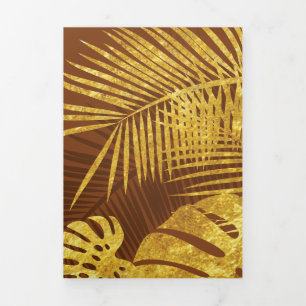 Cartão De Festividades Com Dobra Tripla Folhas 13