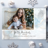 Foto de Tinta Azul e Álcool Dourado Elegante