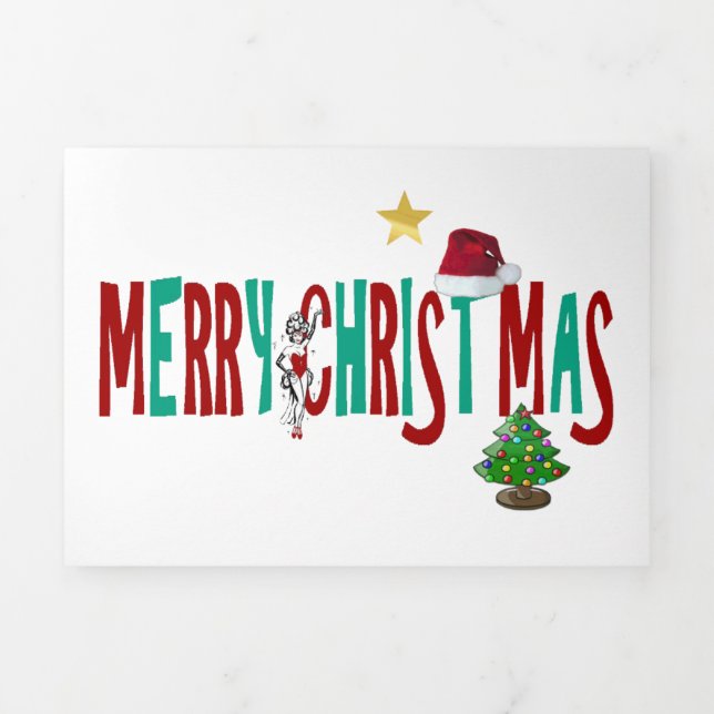 Cartão De Festividades Com Dobra Tripla Hotel Las Vegas & Casino - Letra com três vezes (Cobrir)