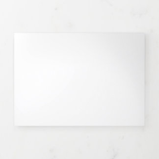 Cartão De Festividades Com Dobra Tripla simples e mínimo personalizado pastel personalizad