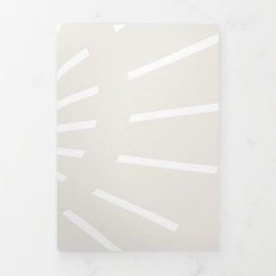 Cartão De Festividades Com Dobra Tripla Sol 7