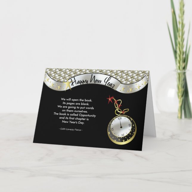 Cartão De Festividades Começos novos (Frente)