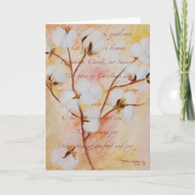 Cartão De Festividades Comfort&Joy (Frente)