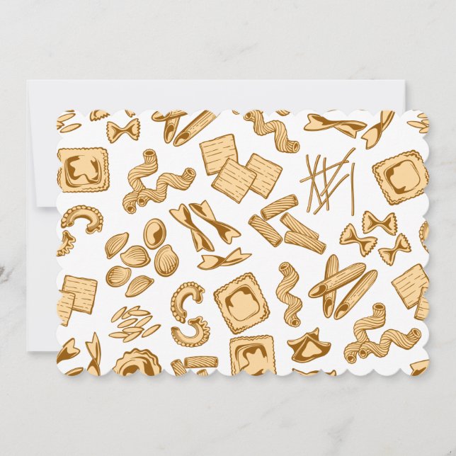 Cartão De Festividades Comidas e pratos italianos mais populares, Risotto (Frente)