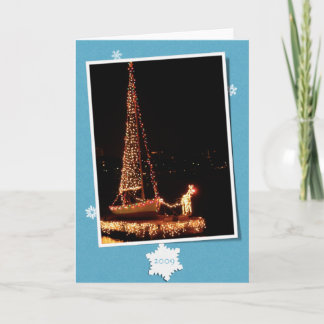 Cartão De Festividades Community Boating Rudolph-2009