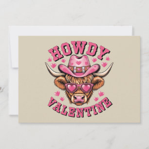 Cartão De Festividades Como vai, Vaca do Dia dos Namorados Coquete Amor