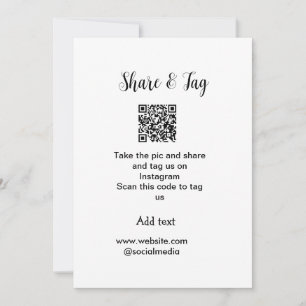 Cartão De Festividades Compartilhar e marcar no site de adicionar QR do I