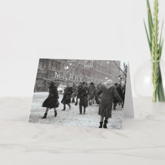 Cartão De Festividades Compra do Natal feliz!