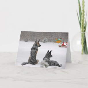 Cartão De Festividades Computadores papais noeis