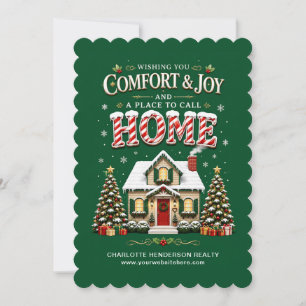 Cartão De Festividades Conforto Alegria - Corretor de Imóveis Natal Casa