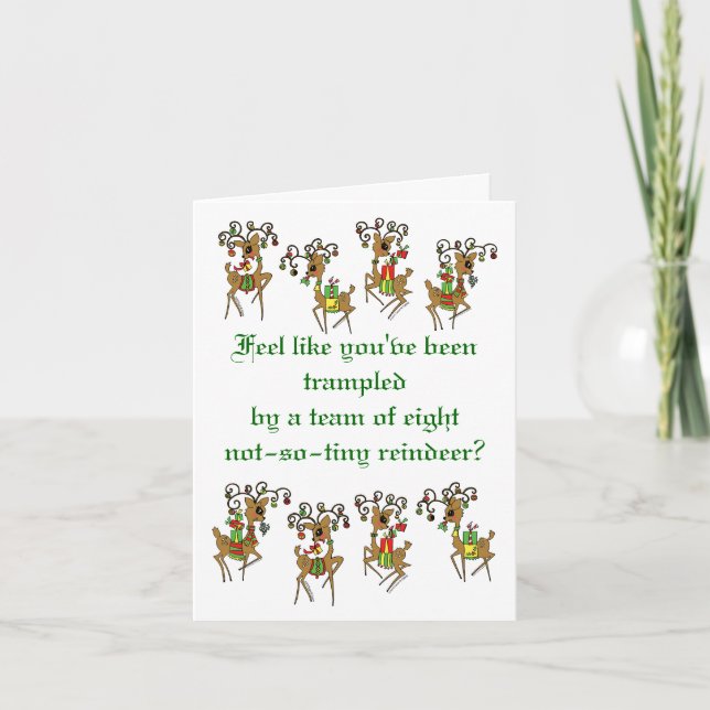 Cartão De Festividades Conforto e alegria (Frente)