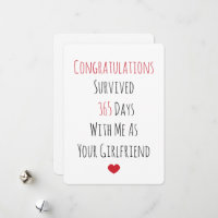 Congratulations Survived 365 Days
