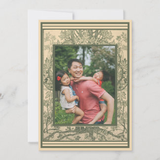 Cartão De Festividades Conjunto de belas paisagens francesas foto ornada 