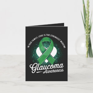 Cartão De Festividades Conscientização sobre Glaucoma Medicamentoso