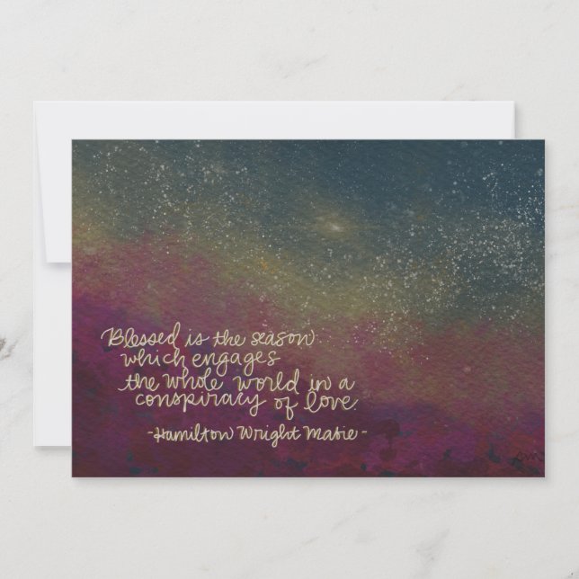 Cartão De Festividades Conspiração do Amor 7x5 (Frente)