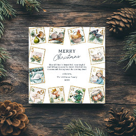 Cartão De Festividades Contagem Para O Natal