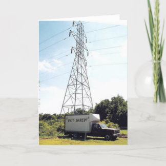 Cartão De Festividades Contractor's Xmas Card