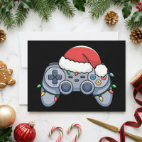 Controle de Video-game de Natal Luzes de Chapéu de