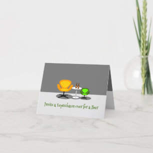 Cartão De Festividades Convidar um Leprechaun