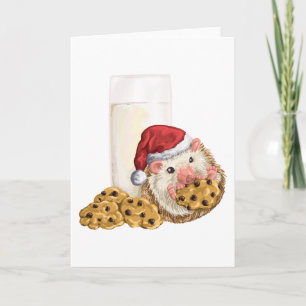 Cartão De Festividades Cookie Hog de Natal