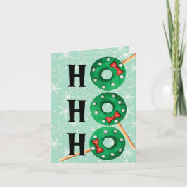 Cartão De Festividades Cookies Engraçados Ho Ho Ho Ho