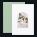 Cartão De Festividades Coquette Christmas Family Photo Pink Green Doodle<br><div class="desc">O Cartão de Natal de Cartão de Feriado de Portalha Verde Cor-de-Rosa Quette da Família de Natal Coquette apresenta a sua foto favorita. Para ser usado com o quadro de velo de coordenação de um quadro floral coquetel branco em rosa e verde com um arco rosa e personalizado com seu...</div>