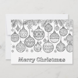 Cartão De Festividades Cor Em Torno De Natal