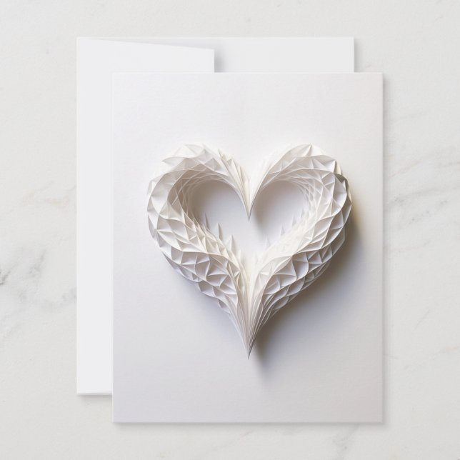 Cartão De Festividades Coração 0044 (Frente)