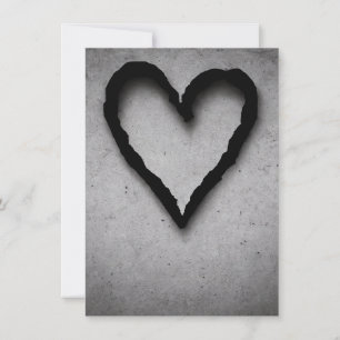 Cartão De Festividades Coração à esquerda, n.o 01