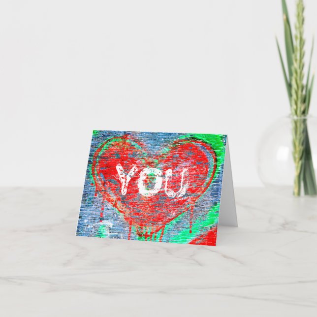 Cartão De Festividades Coração Aflito (Frente)