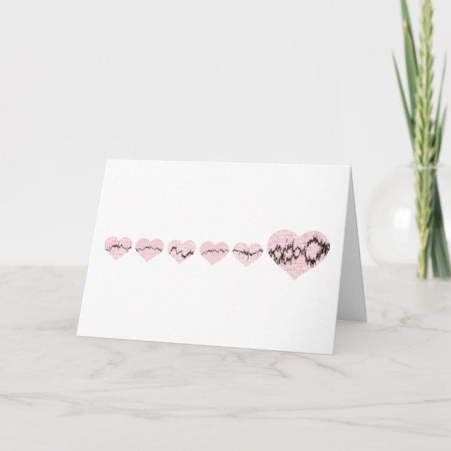 Cartão De Festividades Coração Louco (Frente)