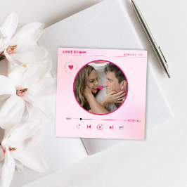 Cartão De Festividades Coração Moderno Amor Para Sempre Foto Dia dos Namo