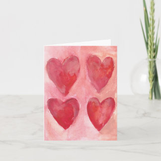 Cartão De Festividades Corações