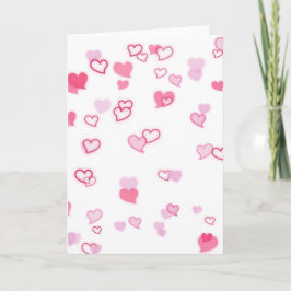 Cartão De Festividades Corações