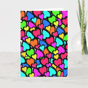 Cartão De Festividades Corações 2011