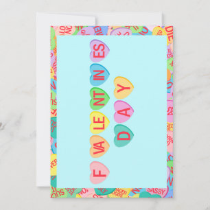 Cartão De Festividades Corações de Doce V. 2.0